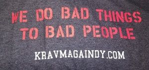Men's Krav Maga Indy T-SHIRT XL - We do bad things